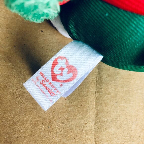 TY x Sanrio HELLO KITTY 7” Plush Christmas Reindeer Red Green Dress Holidays - Picture 3 of 3